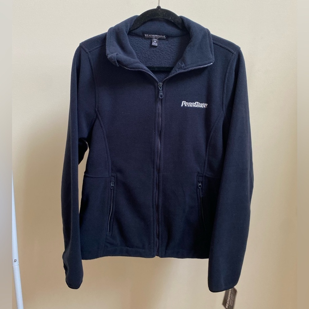 NWT Penn State Weatherproof fleece full-zip jacket women's M